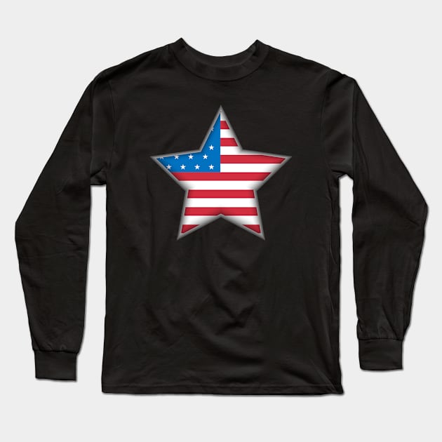 Independence Day Long Sleeve T-Shirt by gold package